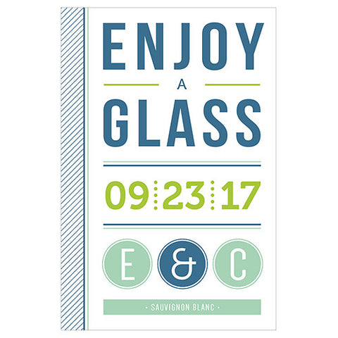 Smart Type Wine Label Daiquiri Green