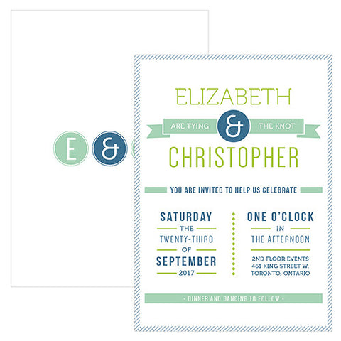 Smart Type Invitation Daiquiri Green