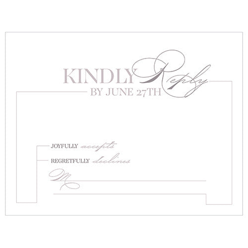 Classic Script RSVP