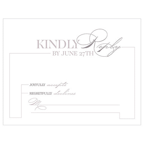 Classic Script RSVP