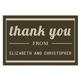 Bistro Bliss Large Rectangular Card White Background With Charcoal Text