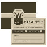 Bistro Bliss RSVP White Background With Charcoal Text