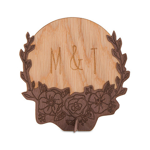 Personalized Wood Veneer Sign - Rustic
