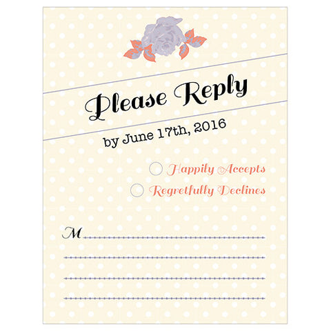 Retro Rose RSVP