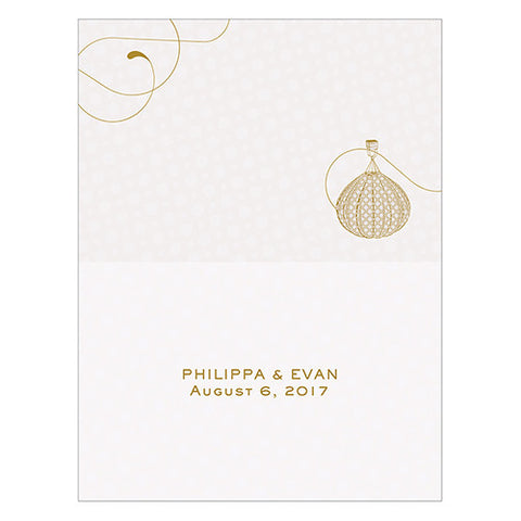 Vintage Travel Place Card With Fold
