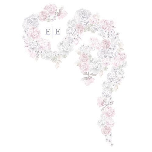 Floral Dreams Personalized Canvas Photo Backdrop Bright