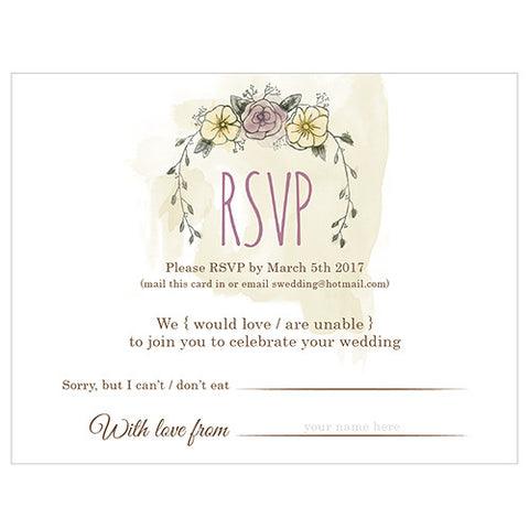 Natural Charm RSVP