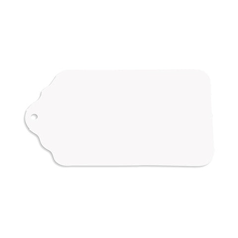 Merchandise Tag Plain - White