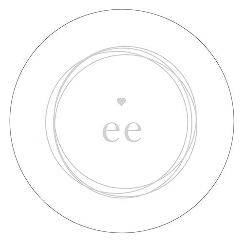 Monogram Simplicity Small Sticker - Modern