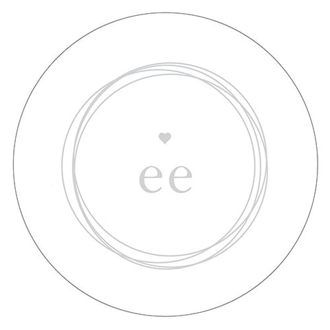 Monogram Simplicity Small Sticker - Modern