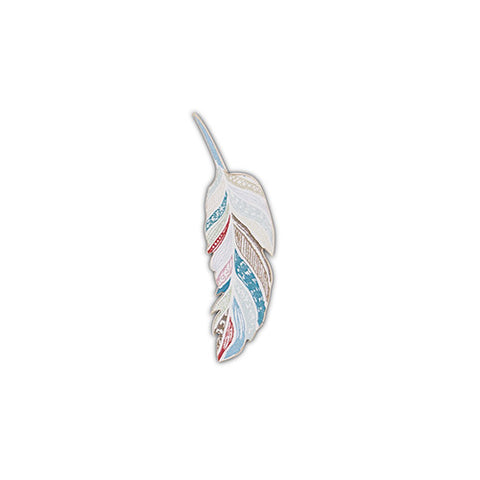 Feather Whimsy Paper Feathers - Small Purple