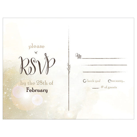 Feather Whimsy RSVP