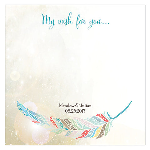 Feather Whimsy Memory Box Wishing Well Cards Purple