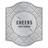 Personalized Beer Bottle Label - Gold Metallic Foil Gold