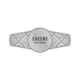 Personalized Cigar Band / Beer Bottle Neck Label - Gold Metallic Foil Gold