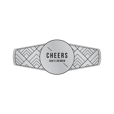 Personalized Cigar Band / Beer Bottle Neck Label - Gold Metallic Foil Gold