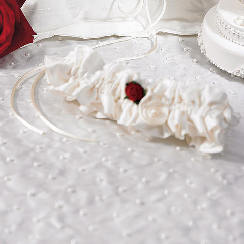 Flower of Love Bridal Garter Ivory