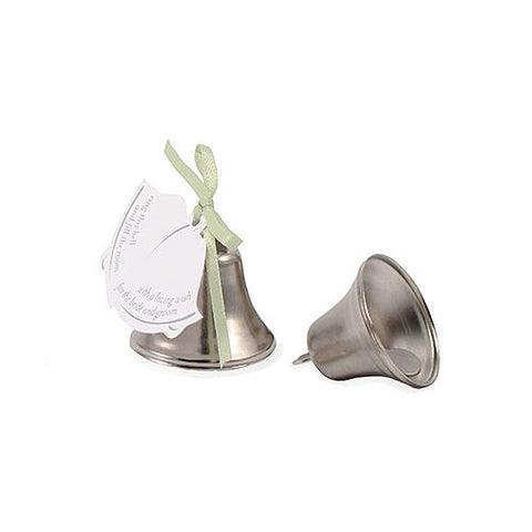 Mini Wedding Bells Favor - Silver