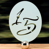 Laser Expressions Decorative Die Cut Number Set  Numbers 1-12 Lavender