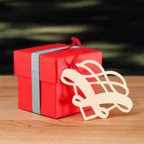 Laser Expressions Infinite Heart Tag Black