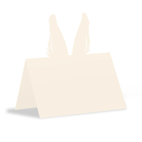 Laser Expressions Rabbit Ears Folded Place Card Lavender