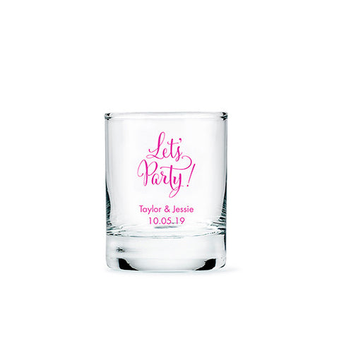 Personalized Shot Glass Wedding Favor