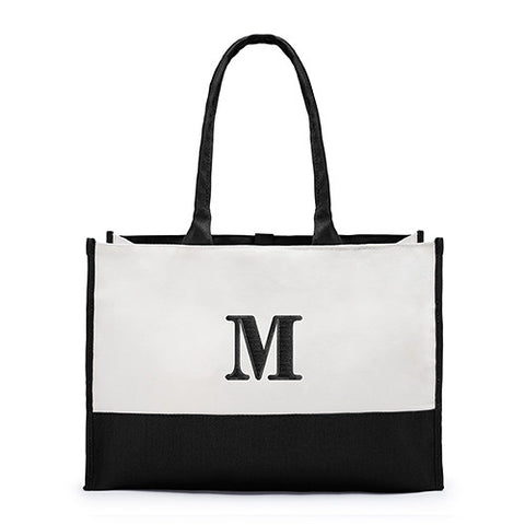 Colorblock Tote - Black