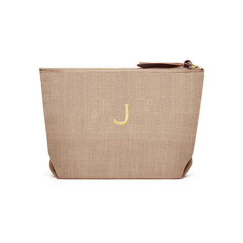 Napa Linen Cosmetic Bag - Putty