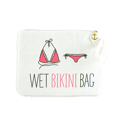 Wet Bikini Bag - White