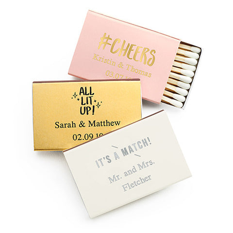 Personalized Matchbox Peony Pink