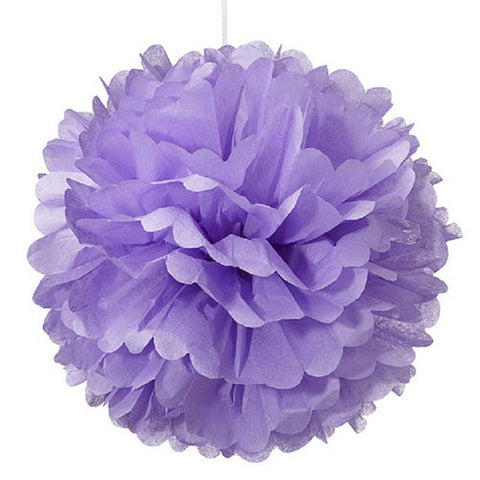 Large Paper Pom Pom - Lavender