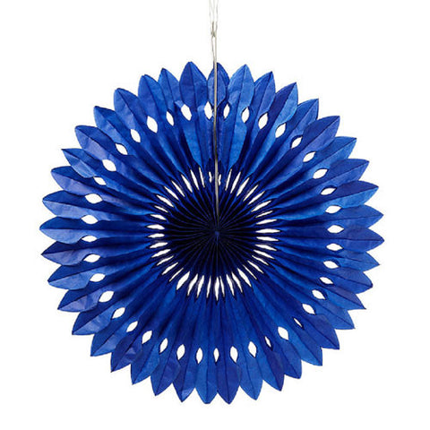Paper Pinwheel Decor - Royal Blue