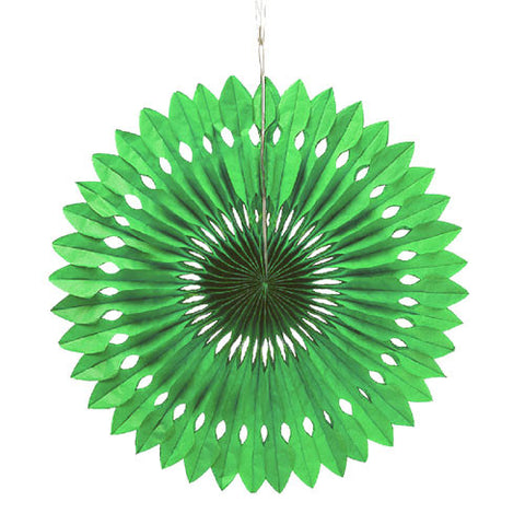 Paper Pinwheel Decor - Green