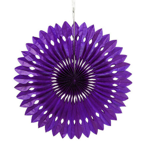 Paper Pinwheel Decor - Grape