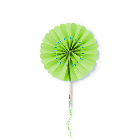 Paper Wheel Fan - Green