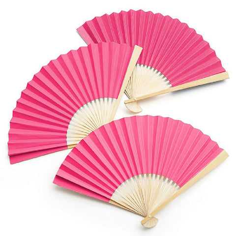 Paper Fan - Berry - Hot Pink