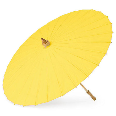 Paper Parasol - Yellow - Sunflower
