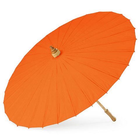 Paper Parasol - Orange - Coral