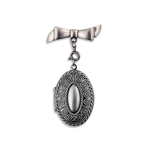 Love Locket - Antique Silver