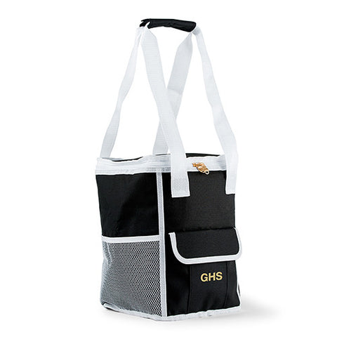 On-The-Go Cooler Bag - Black & White Stripes