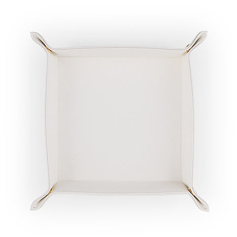 Travel Valet Jewelry Tray - Medium in White
