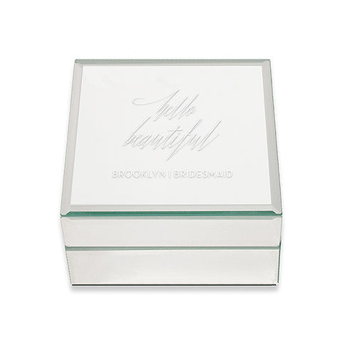 Mirrored Jewelry Box - Hello Beautiful Printing
