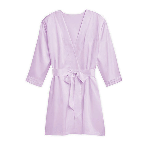 Silky Kimono Robe - Lavender Small