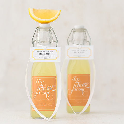 Swing Top Glass Square Bottle - 8 1-2oz (250ml)