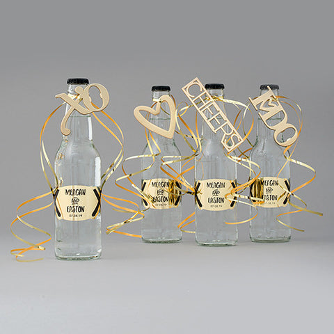 Gold XO Bottle Opener Favor