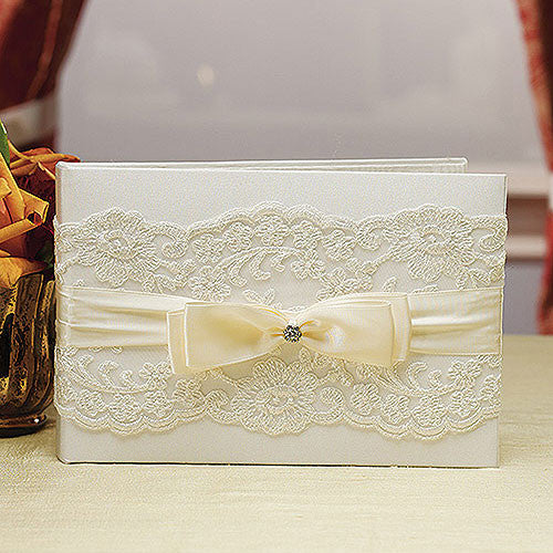 Beverly Clark French Lace Collection Guest Book Ivory