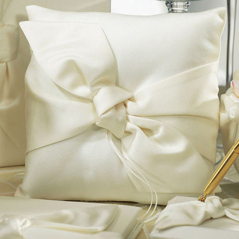 Beverly Clark Tie the Knot Collection Ring Pillow Ivory