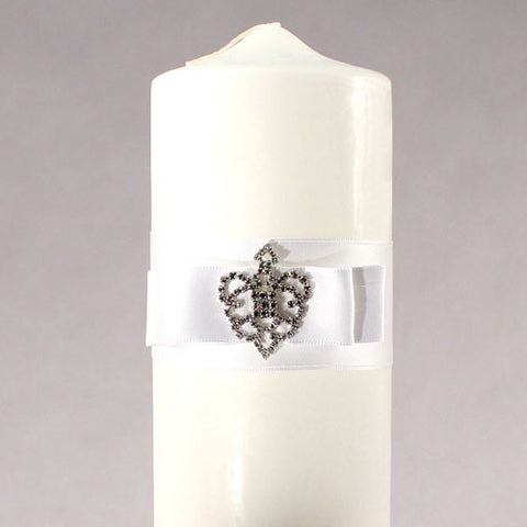 Beverly Clark The Crowned Jewel Collection Unity Candle White