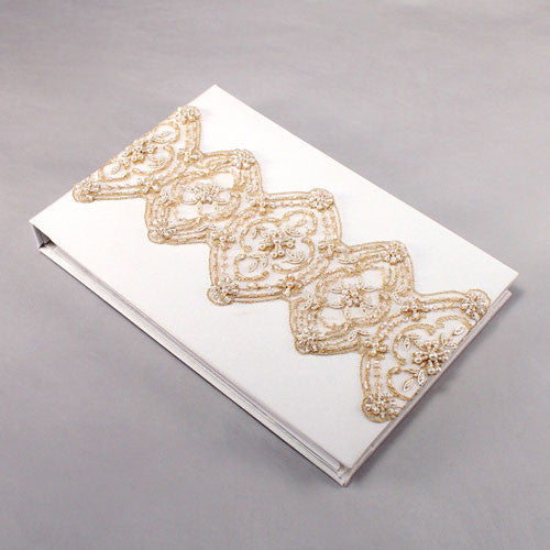 Beverly Clark The Luxe Collection Guest Book White