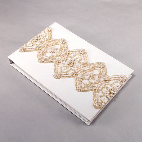 Beverly Clark The Luxe Collection Guest Book White